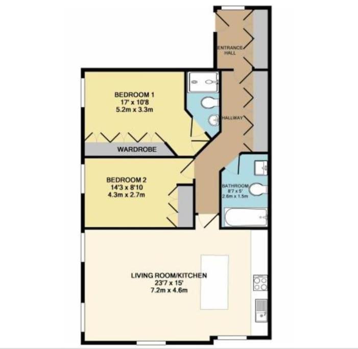 בורנמות' New Ground Floor Apartment, 4 Mins Walk To Beach מראה חיצוני תמונה